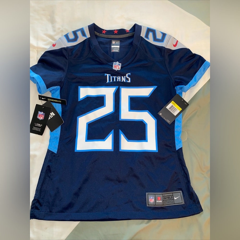 NWT Tennessee Titans Jersey Women’s Small Blue Nike On Field NFL‎ Jackson